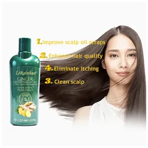 Balsamo nutriente a base di erbe Ginseng forte radice dei capelli rimozione della forfora e prurito alleviare lo Shampoo allo zenzero