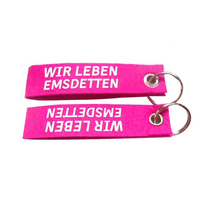 Porte-clés en feutre personnalisé avec logo du fabricant, crochet en feutre, porte-clés en feutre de laine, sangles courtes en feutre, tissu non tissé, cadeau promotionnel d'entreprise