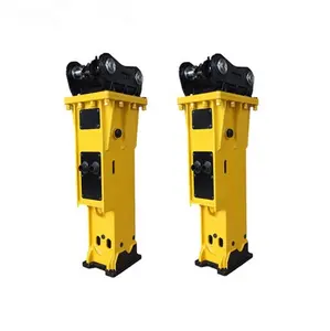 Ít tiếng ồn hơn bền hơn máy xúc thủy lực Jack búa Rock/bê tông Breaker cho 1-50t Máy xúc cho mô hình khác nhau