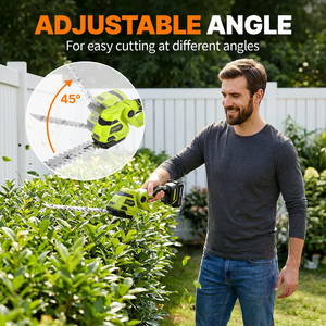 <span class=keywords><strong>Taille</strong></span>-haie électrique sans fil 2-en-1 de qualité industrielle 24V pour jardin et <span class=keywords><strong>haies</strong></span> – <span class=keywords><strong>Mini</strong></span> cisaille à gazon portative - Product Image 4
