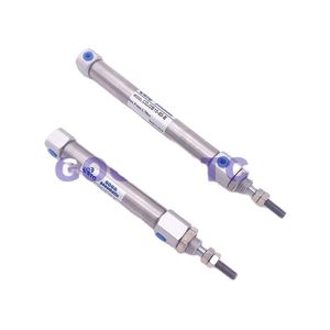 Nuevos microcilindros de acero inoxidable aire <span class=keywords><strong>CDJ</strong></span> CDJ2B10 doble efecto varilla única doble horquilla banda montaje cilindro neumático - Product Image 2
