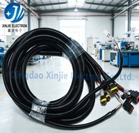 Harness Kabel Otomotif Tabung Bergelombang Tugas Berat Khusus dengan Konektor Multi-Warna untuk Aplikasi Mesin dan Sasis