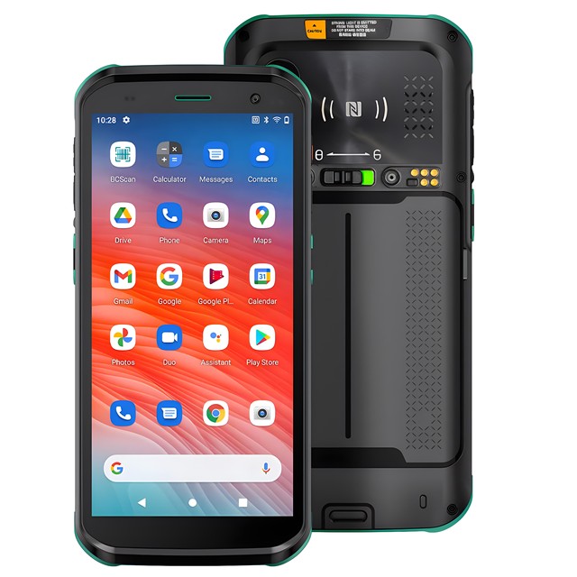 6-Inch Android 14 5G Rugged Handheld Scanner PDA 2D QR Code & NFC RFID Terminal with 4GB Memory WiFi Communication in Stock