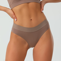 Yicheng - Bragas de algodón sin costuras sexys con logo personalizado, estilo brasileño, de patrón liso, para venta al por mayor