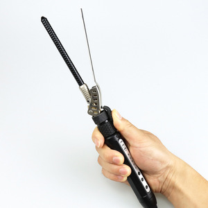 Fer à boucler chauffant en spirale rotatif en laine moelleuse pour cheveux courts et longs, mini, usage domestique, vente en gros - Product Image 2