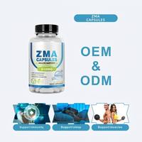 Kapsul HDK OEM ODM ZMA 510mg Seng Magnesium Vitamin B6 Peningkat Penyerapan Imunitas Dukungan Otot