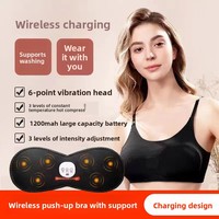 Soutien-gorge de massage vibrant intelligent électrique à température constante, étanche, en nylon, pour femmes, fabriqué en Chine, personnalisable, modèle 2026, vente chaude