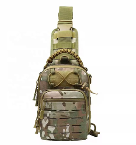 DFCB01 Waterproof Nylon Laser Cut <b>Molle</b> Crossbody Man Sports Tactical <b>Bag</b> - Product Image 1
