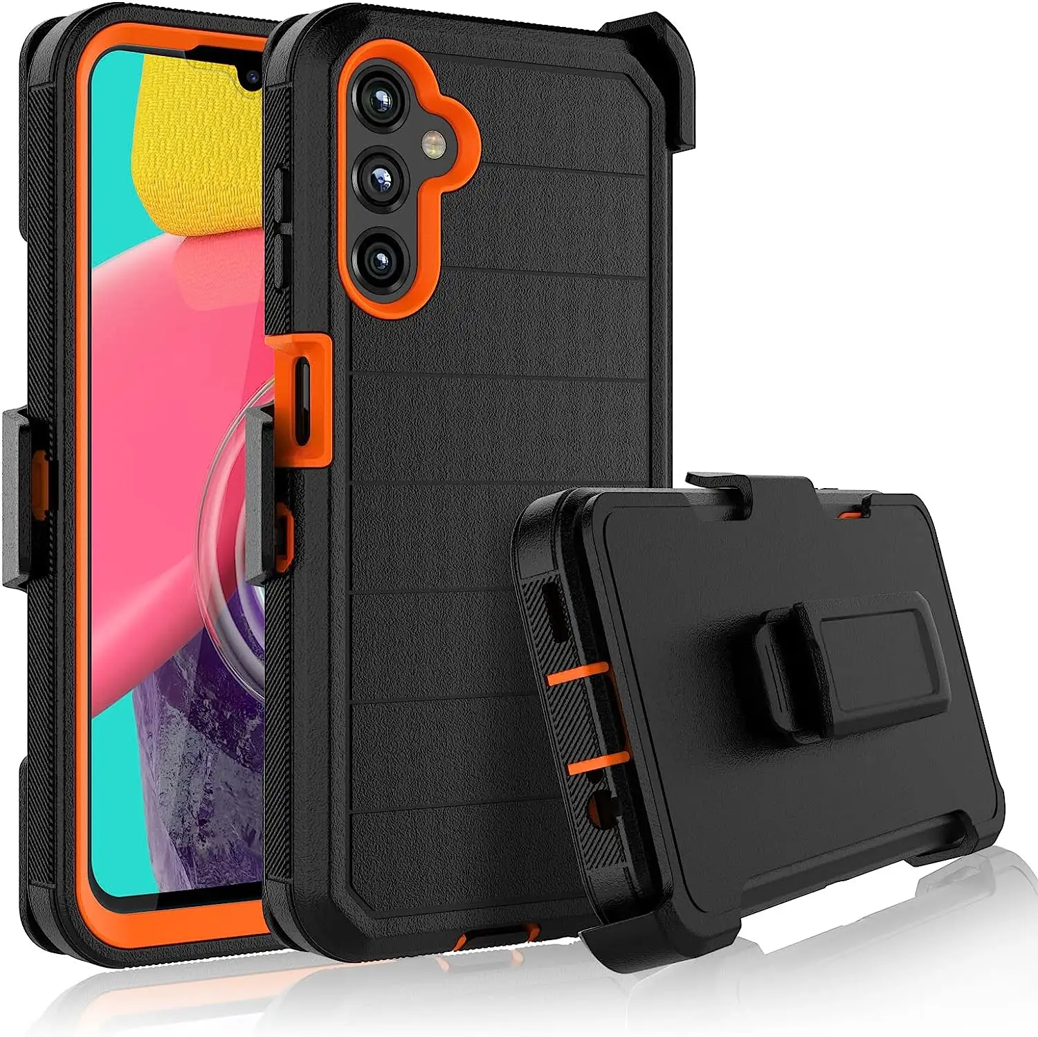 Holster Pro Rugged Belt Clip Mobile Phone Case For Samsung Galaxy A04e A04s A14 A34 A54 5G Heavy Duty Defender TPU Back Cover