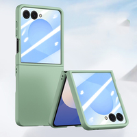 Étui pour Z Flip 7 avec protection d'écran en verre, coque de protection antichoc en 10 couleurs