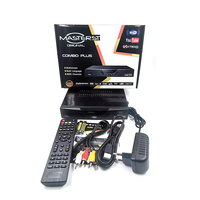 Alto Rendimiento |   Decodificador COMBO DVB-T2+S2+C en stock, receptor de TV TDT HD H.264, receptor de TV satelital para África, Europa y Asia.