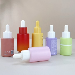 Envases de Vidrio Personalizados y Coloridos para Cosméticos y Cuidado de la Piel, Botellas de Vidrio con Gotero para Aceites Esenciales para el Cabello y la Cara, Botella de Suero de 30 ml - Product Image 4