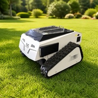Tondeuse à gazon robotisée autonome à commande à distance, autopropulsée, pour usage commercial et industriel, à braquage zéro