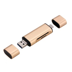 Cung cấp trực tiếp từ các nhà máy mạnh mẽ TF SD OTG Loại C <span class=keywords><strong>Micro</strong></span> <span class=keywords><strong>USB</strong></span> ba trong một đầu đọc thẻ - Product Image 6