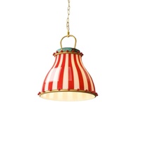 Lampe de chevet LED Circus Iron avec abat-jour en fer, style américain, 220V, modèle 1199, pour la décoration de la chambre et du bureau