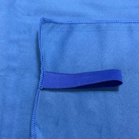 Handuk Pantai Mikrofiber Super Serap Warna Solid Harga Pabrik, Handuk Pantai Suede Ukuran Besar