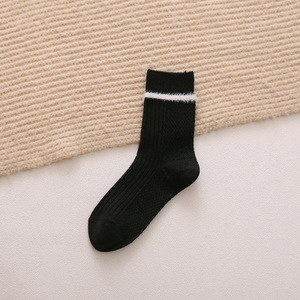 Las chicas brazalete de visón suave de algodón de moda de la <span class=keywords><strong>calle</strong></span> vestido Calcetines - Product Image 3