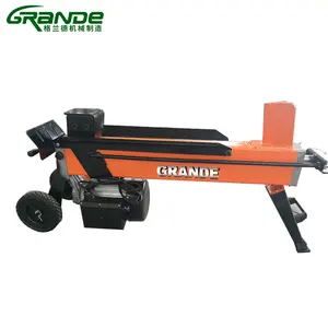 electric hydraulic portable household wood splitting machine wood cutter with factory price