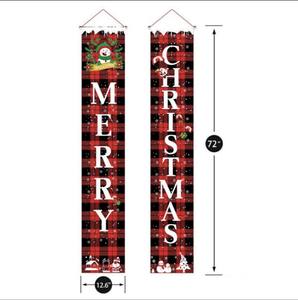 Décorations d'intérieur et d'extérieur de bonne qualité, bannière d'impression, longue bannière joyeux Noël pour les paramètres du festival - Product Image 3