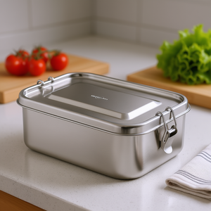 Kchenprofi Lunchbox Classic Stainless Steel 1.5L Food <b>Storage</b> <b>Container</b> For Meal Prep - Product Image 3