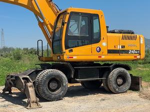 Excavatrice coréenne originale d'occasion de 21 tonnes d'excavatrice de roue de HYUNDAI 210W-7 de rendement élevé en stock - Product Image 5