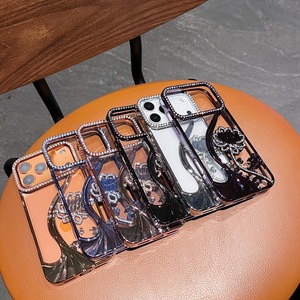 Nouvelle <span class=keywords><strong>coque</strong></span> de téléphone portable de luxe en TPU électroplaqué, antichoc, étanche, résistante à la saleté, avec chaîne de poignet pour Xs Max - Product Image 5