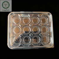 Contenitori Monouso in Plastica PET Trasparente, Scatole Rettangolari per Cupcake, Dessert, Muffin, Confezioni per Cioccolato e Alimenti