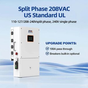 ระบบกริดไท 48V 10KW ไฮบริด ราคาดีที่สุด รองรับการเชื่อมต่อแบบขนานได้สูงสุด 6 เครื่อง - Product Image 2