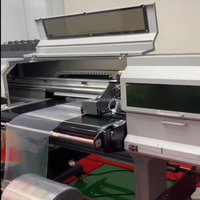 Nouvelle imprimante jet d'encre UV automatique 80CM, 2 têtes I3200, traceur numérique pour étiquettes et bannières, garantie 1 an, écran tactile multifonction