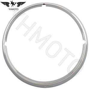 Cubierta de anillo de faro delantero de 7 "para motocicleta, embellecedor de borde para <span class=keywords><strong>Harley</strong></span> <span class=keywords><strong>Davidson</strong></span> Touring Road King <span class=keywords><strong>Electra</strong></span> Street <span class=keywords><strong>Tri</strong></span> <span class=keywords><strong>Glide</strong></span> - Product Image 6