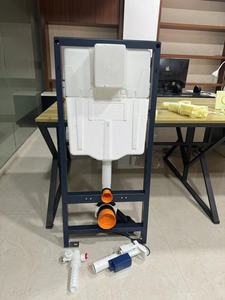 Top marque 1:1 nouveau Design salle de bain salle de bain mur accroché <span class=keywords><strong>chasse</strong></span> <span class=keywords><strong>d</strong></span>'<span class=keywords><strong>eau</strong></span> citerne mural toilette réservoir <span class=keywords><strong>d</strong></span>'<span class=keywords><strong>eau</strong></span> avec bouton chromé - Product Image 3