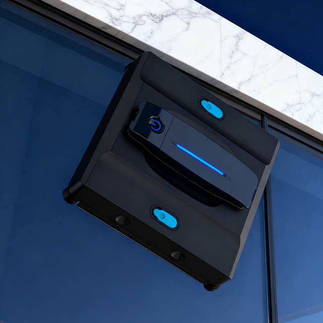 Dual Spray Window Cleaning Robot Double Sided Window Electric Glass Cleaner Robot Wireless Window Cleaner with Remote Control