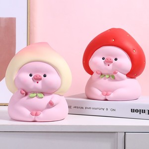 Hucha de goma con temática de frutas, tarro de ahorro de juguete para niños, regalo de cumpleaños para niños y niñas, decoración de escritorio, 1 unidad - Product Image 6