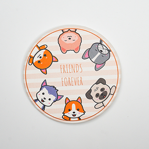 Großhandel Cartoon Pet Cute Cat Serie Cup Mat Kreative Kieselalgen Schlamm Untersetzer <span class=keywords><strong>Tischset</strong></span> Anpassbares Logo - Product Image 3