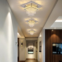19W Couleur de la lumière variable Led Cuisine Waterdrop Cascade Plafonnier suspendu pour balcon d'entrée