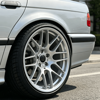 Jantes Bku forgées 5x120 pour BMW E46 M3 CSL E36 E38 E39 E90 E92 M3 F10 F30 17 18 19 pouces, argent, concaves, en alliage, sur mesure