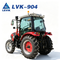 Tracteur à roues compact à essence de 90-140 CV avec cabine pour la ferme et le jardin, fabriqué en Chine