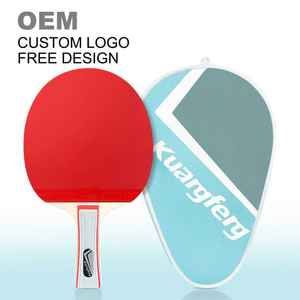 Casual Sport racchette da ping pong con lunghi brufoli legno e materiale in gomma fondo composto da fibra di carbonio e plastica - Product Image 1