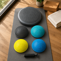 Coussin d'équilibre gonflable en PVC texturé, disque d'équilibre pour la stabilité, exercices de yoga, entraînement intérieur et extérieur