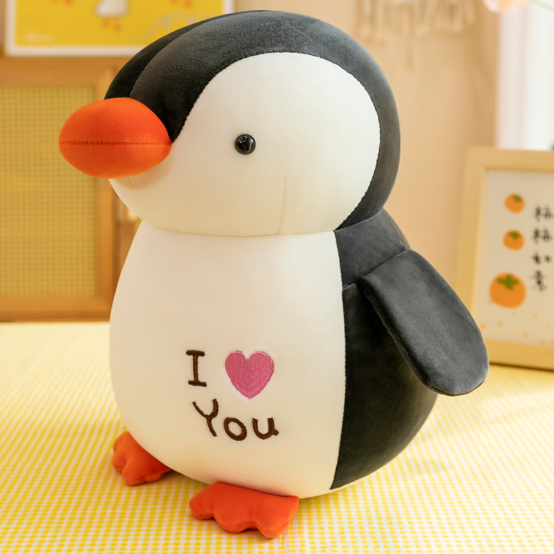 Black love penguin