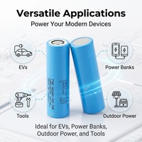 Baterai Silinder Samsung NMC 3.7V 5000mAh Output Tinggi Untuk Penyedot Debu Mobil, Mixer Portabel, Dan Layar LED