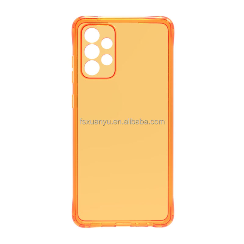 Transparent Fluorescent orange