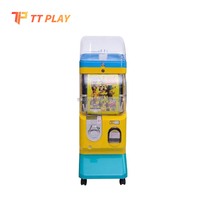 Distributeur de capsules en plastique transparent pour jouets, jaune, bleu, blanc, 45, 55, 75 mm, pour centres d'amusement pour enfants