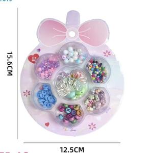 ชุดทำสร้อยข้อมือลูกปัด DIY ของเล่นเสริมพัฒนาการสร้างสรรค์ สนุกสนาน ทำมือ ของขวัญสำหรับเด็กผู้หญิง ขายส่ง - Product Image 5