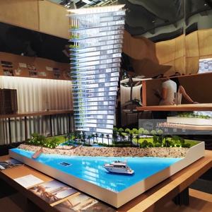 Mô hình kiến trúc thu nhỏ 3D chất lượng cao chuyên nghiệp, tùy chỉnh: Tòa nhà văn phòng, khách sạn, quy hoạch đô thị, bất động sản, biệt thự - Product Image 3