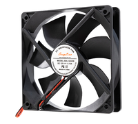 Ventilateur axial silencieux à faible bruit 12V 24V 120mm 120x120x25mm à commande PWM longue durée pour boîtier d'onduleur et équipement industriel