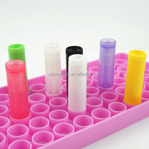 Moule de remplissage de baume à lèvres personnalisé en stock plateau de remplissage de baume à lèvres facile et spatule <span class=keywords><strong>kit</strong></span> d'artisanat de baume à lèvres pour 50 pièces - Product Image 5