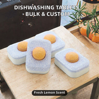 OEM ODM Tablet Pencuci Piring Premium Label Pribadi Produsen Pod Deterjen Pembersih Mendalam Grosir