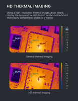 TBK 2202 Analyseur d'Imagerie Thermique Infrarouge à Diagnostic Rapide pour Carte Mère de Téléphone Mobile avec Testeur de Caméra PCB Pliable