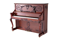 OEM High-End Performance Level RS-123Y Upright Piano Classic 88 Keys Solid Wood Mechanical Keyboard with Midi Speaker Made China